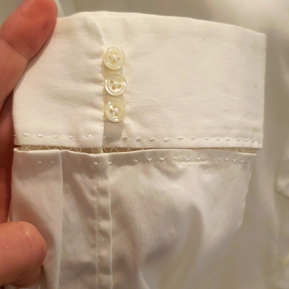 Elie Tahari Buttondown Blouse Size S - Picture 6 of 12